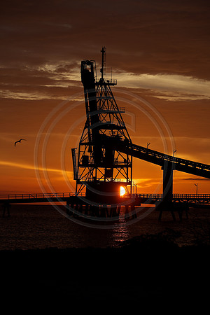 Salt Pier at sunset