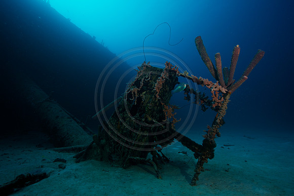 Forward mast of the Hilma Hooker