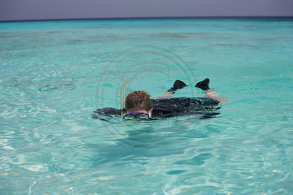 Melissa snorkeling